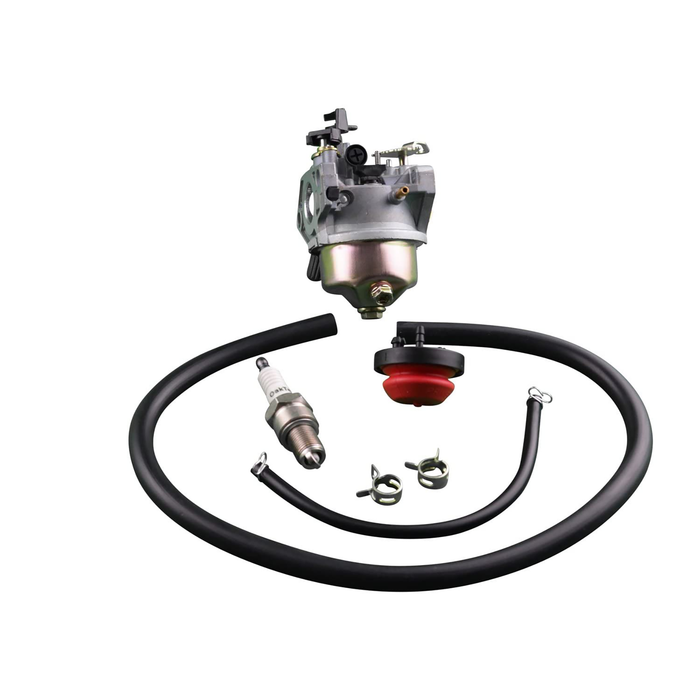 Carburetor Kit with Spark Plug, Primer, Primer line, Fuel line for MTD 951-10638, 951-10638A, 751-10638, 951-14026A