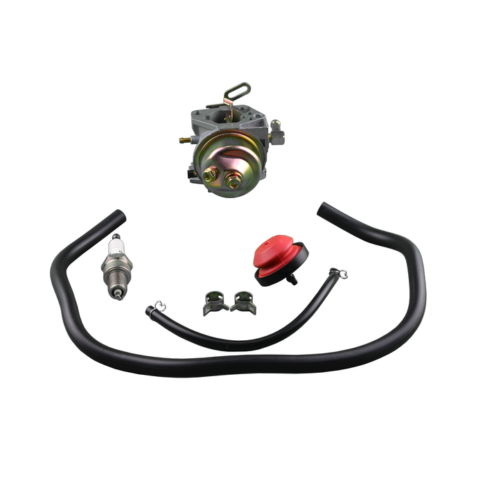 Carburetor Kit with Spark Plug, Primer, Primer line, Fuel line for MTD 951-11303, 751-11303, 751-14023, 951-14023, 951-14023A, 951-11303A, 751-11303A