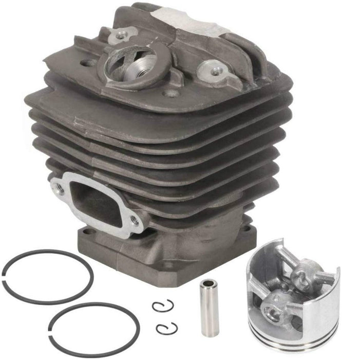 Cylinder and Piston Kit 48mm For Stihl 036, MS360, Chrome, Decompression (1125 020 1213, 1125 020 1215)