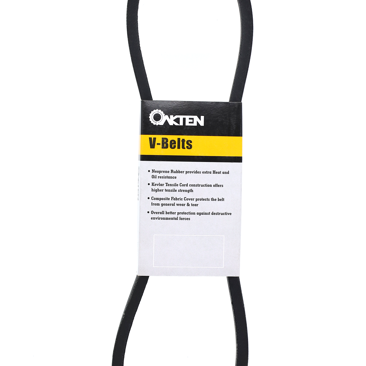 A-132 Industrial V-Belt - 1/2" Top Width, 134" Length, Polyester Cord (Replacement Drive Belt)