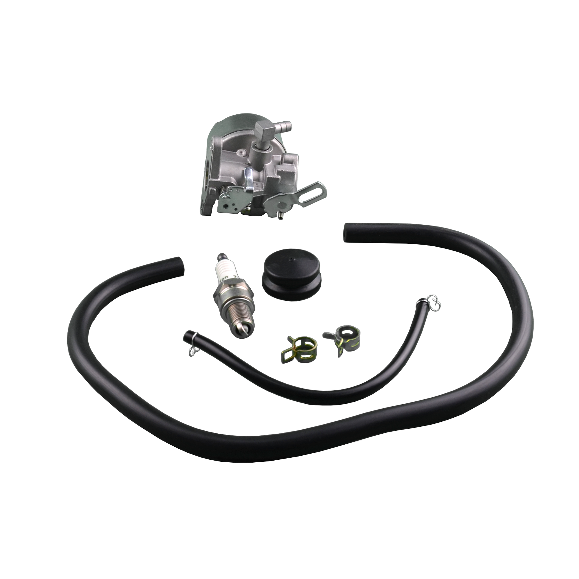 Carburetor Kit with Spark Plug, Primer, Primer line, Fuel line Compita ...