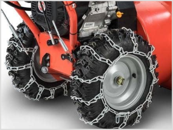 Snow Tire Chain for Tire Size 12x4x6 4.1x3.5x6 4.10-6NHS 2-Link spacing