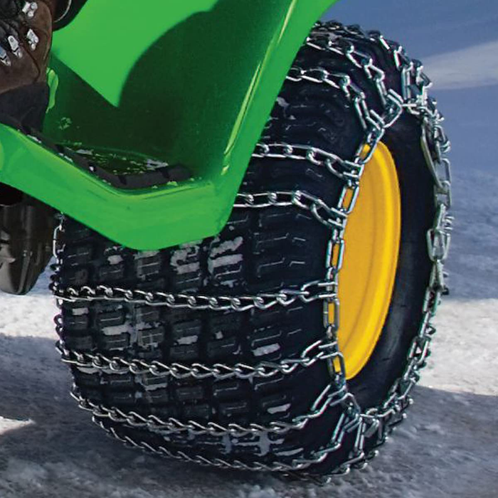 Snow Tire Chains For Tire Size 18x9.5x8 4-Link spacing