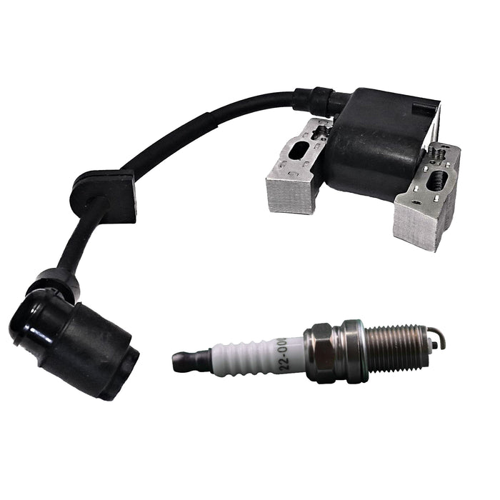 Ignition Coil Spark Plug Pack for Honda GX610 GX620 GX670 GXV610 GXV620 GXV670 (L Cylinder); 30500-ZJ1-023, 30500-ZJ1-845