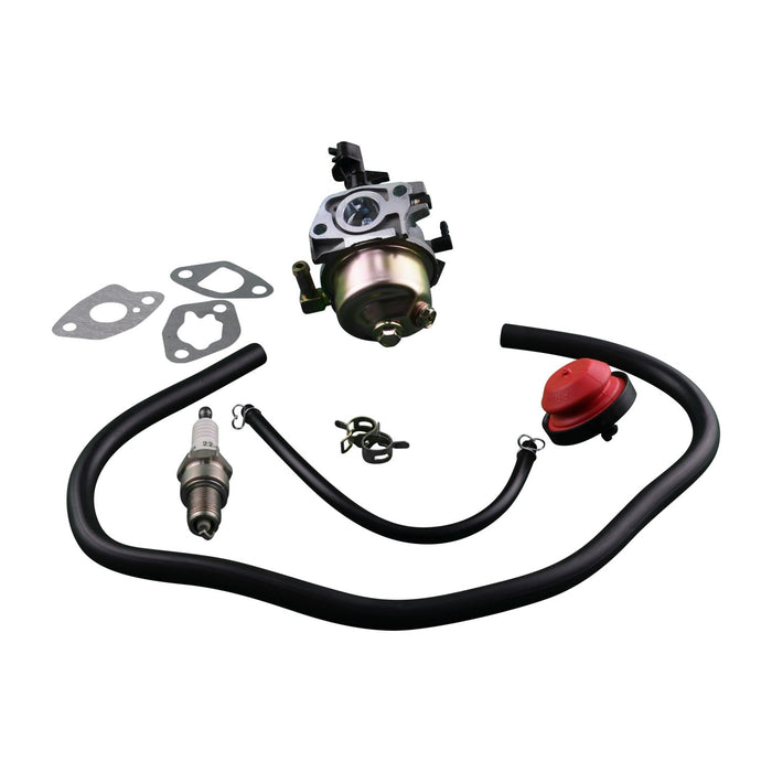 Carburetor Kit with Spark Plug, Primer, Primer line, Fuel line  for MTD 951-10638, 951-10638A, 751-10638, 951-14026A