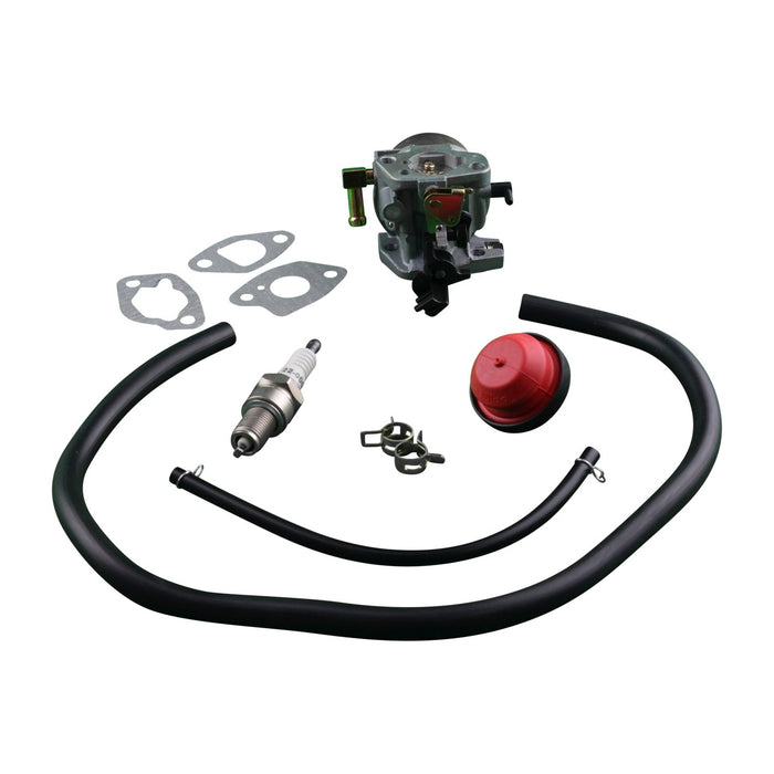 Carburetor Kit with Spark Plug, Primer, Primer line, Fuel line for MTD 951-10974A, 751-10974A, 951-12705, 751-12705, 951-10974